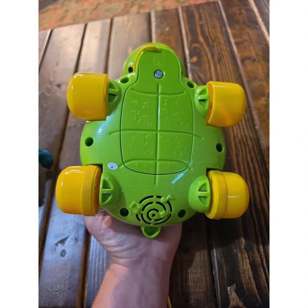 Vtech ROLL & LEARN TURTLE Electronic Interactive Pull Toy Lights Gears